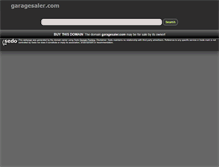Tablet Screenshot of garagesaler.com